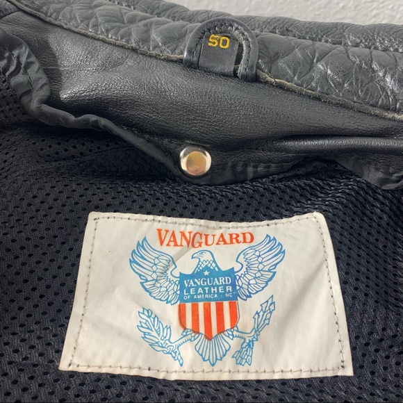 Vanguard Leather Motorcycle Jacket - Picture 10 of 11